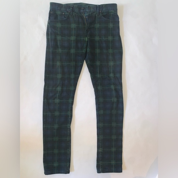 Polo Ralph Lauren Plaid Jeans (Rare) - Picture 4 of 6